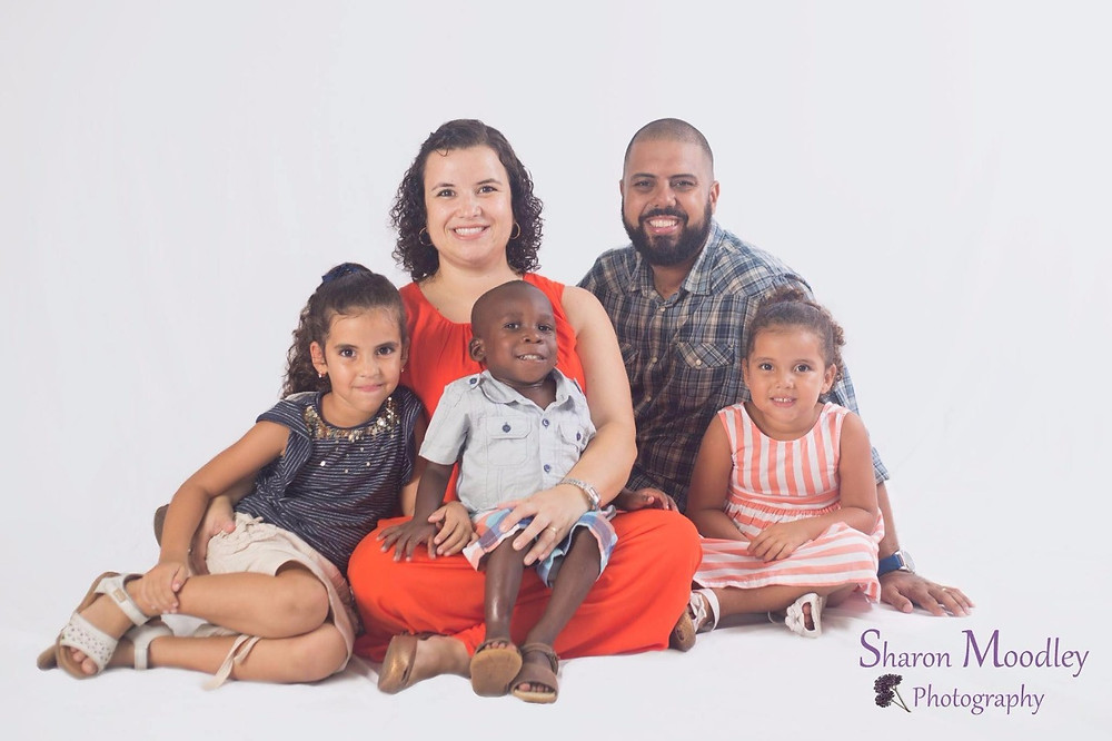 Bibiana, Juninho e filhos