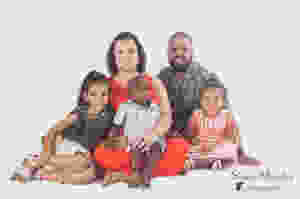 Bibiana, Juninho e filhos