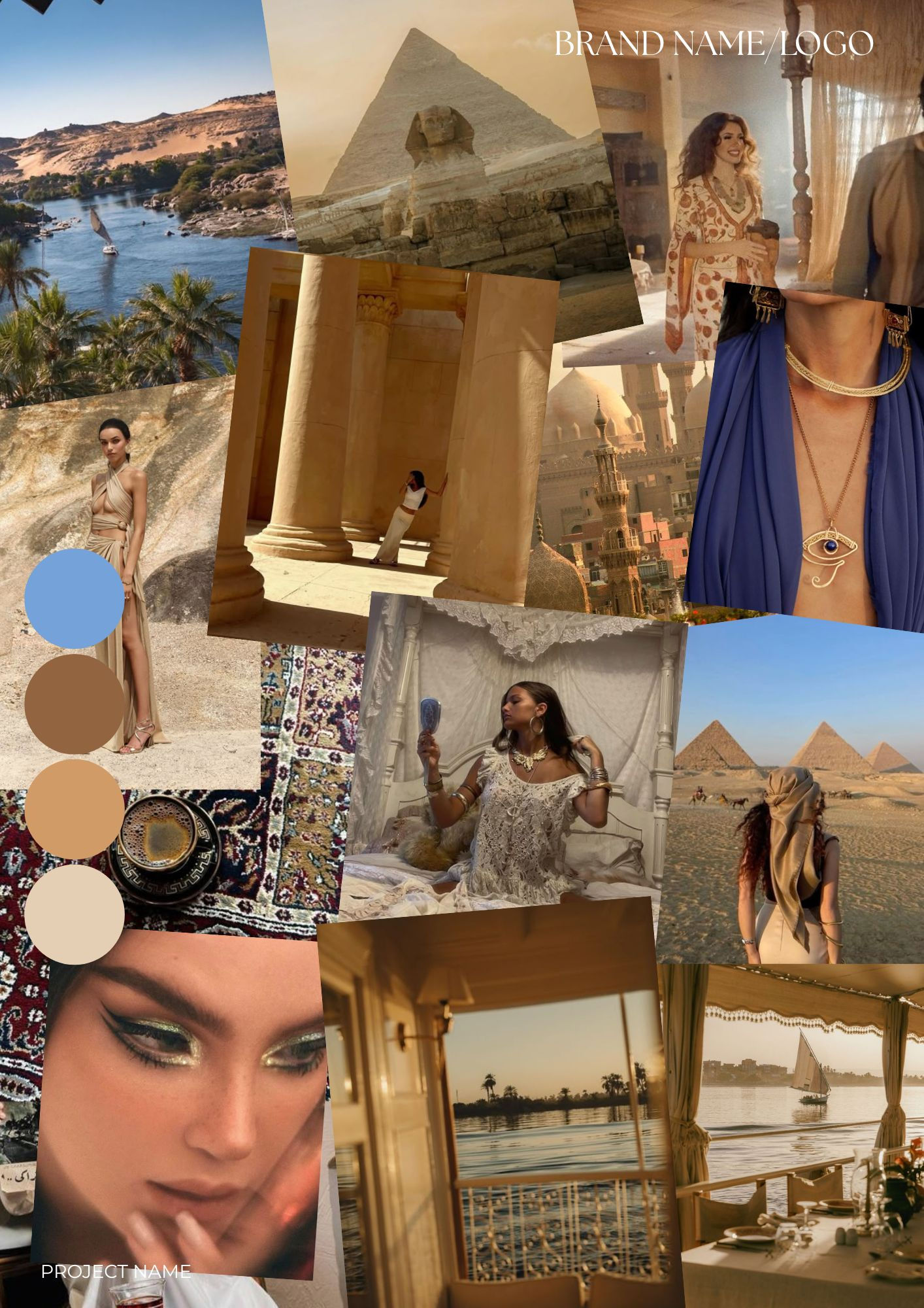 Mood Board & Colour Palette Template Bundle