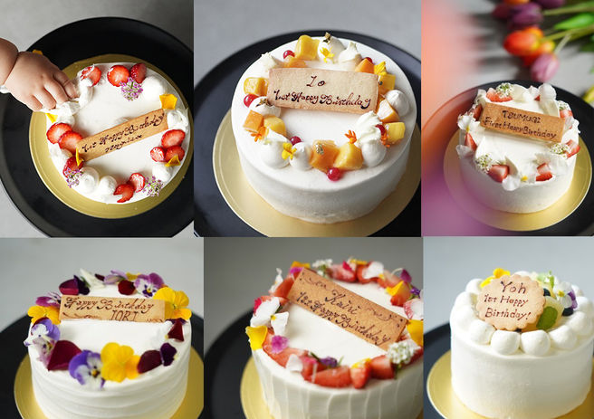 スマッシュケーキ　1歳お誕生日　ファーストハッピーバースデー　誕生日フォト