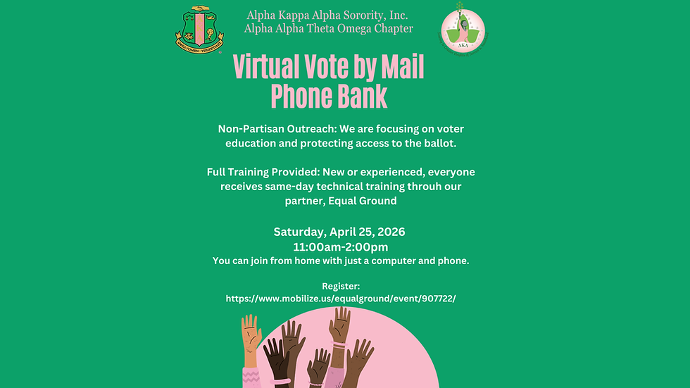 Virtual Vote by Mail Phone Bank