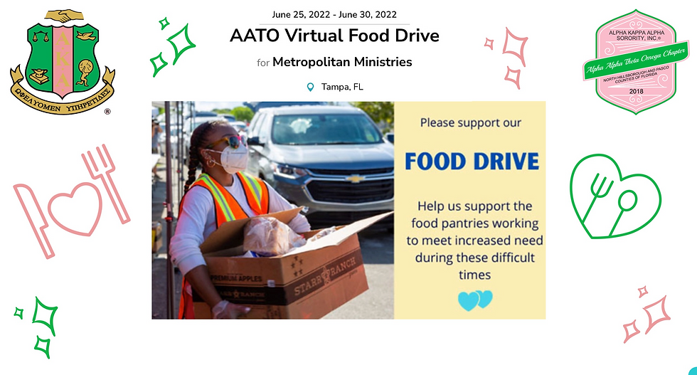 AATO Virtual Food Drive