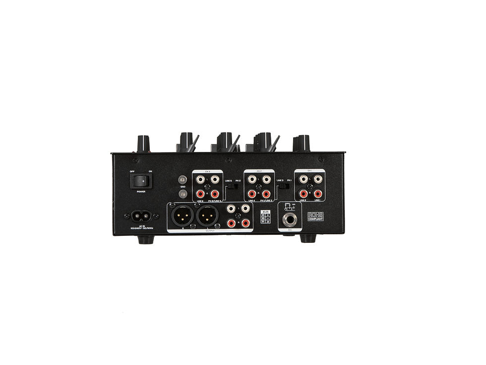 Miniaturbild: 3-Kanal-DJ-Mixer mit Bluetooth und USB-Player
