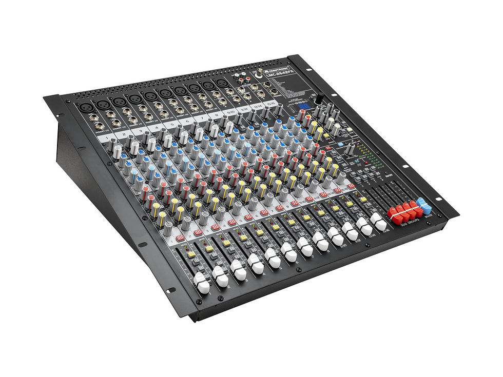 Miniaturbild: Audio- / Live-Mischpult mit British-EQ, Effekteinheit und USB-Interface