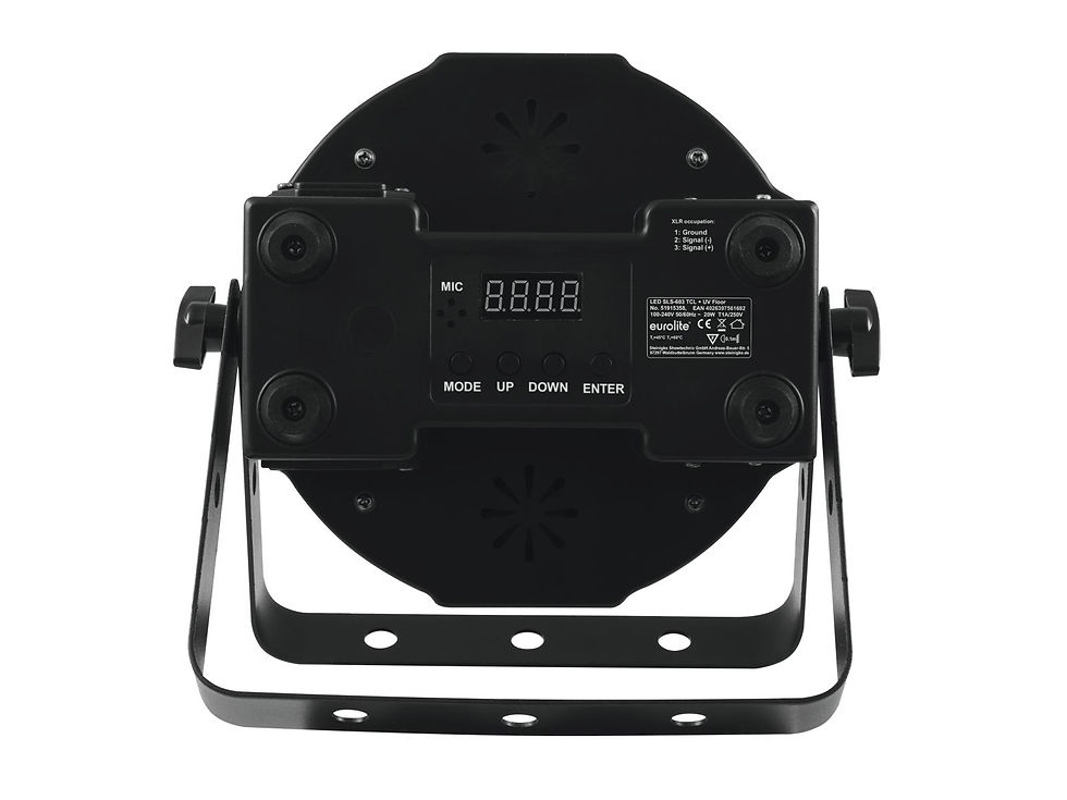 Miniaturbild: LED Strahler RGB (INDOOR) / LED SLS mit 5 x 3-W-3in1-LED (RGB)+ 3W-UV-LED