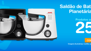 Saldão de Batedeiras Planetárias Arno com até 25% Off + CUPOM de DESCONTO: COLAB-51833.