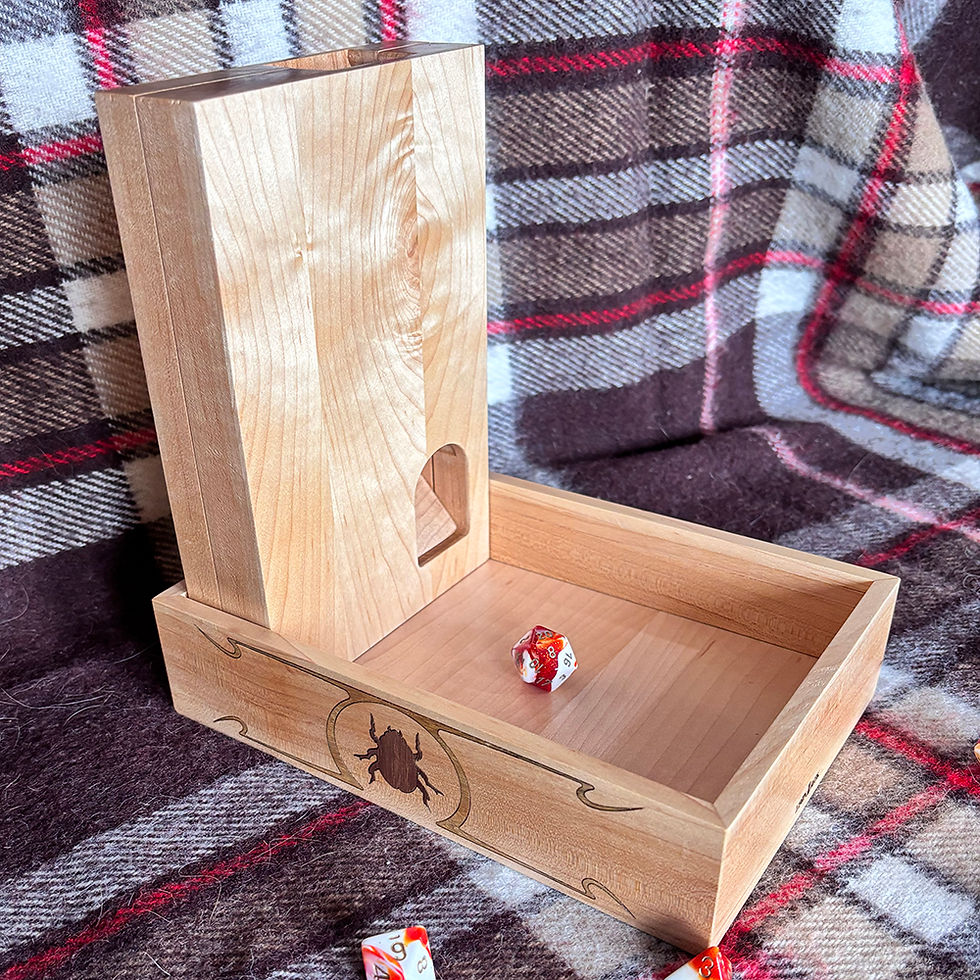 Thumbnail: Inlaid Expedition Odyssey – Dice Tower + Tray Combo