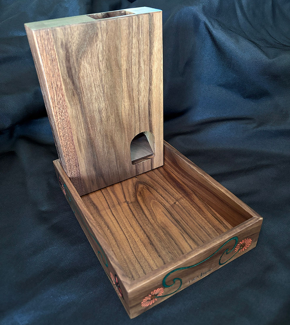 Thumbnail: Inlaid Expedition Odyssey – Dice Tower + Tray Combo