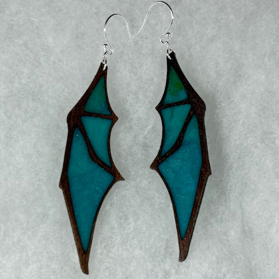 Thumbnail: Teal dragon wings