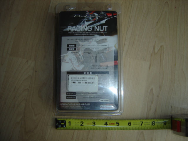 Thumbnail: RACING LUG NUTS (5ZIGEN) (PRE-OWNED)