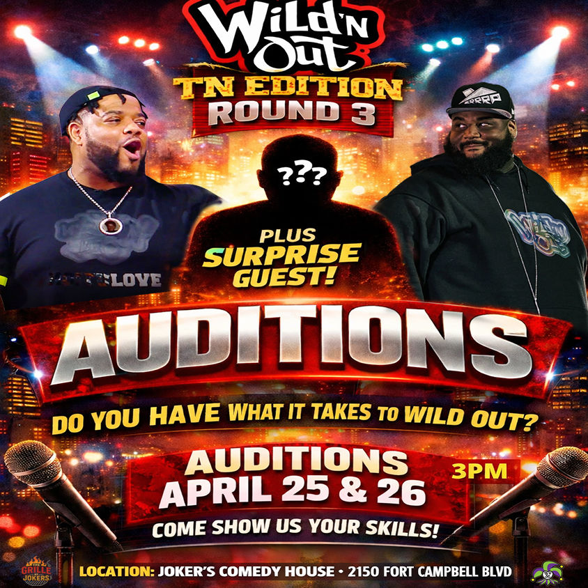 🎭🎤 Joker’s Wild ’N Out – TN Edition Round 3 Auditions! 🎬  Day 1