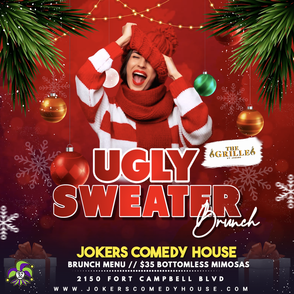 Ugly Sweater/Jazz Brunch at Joker’s! 