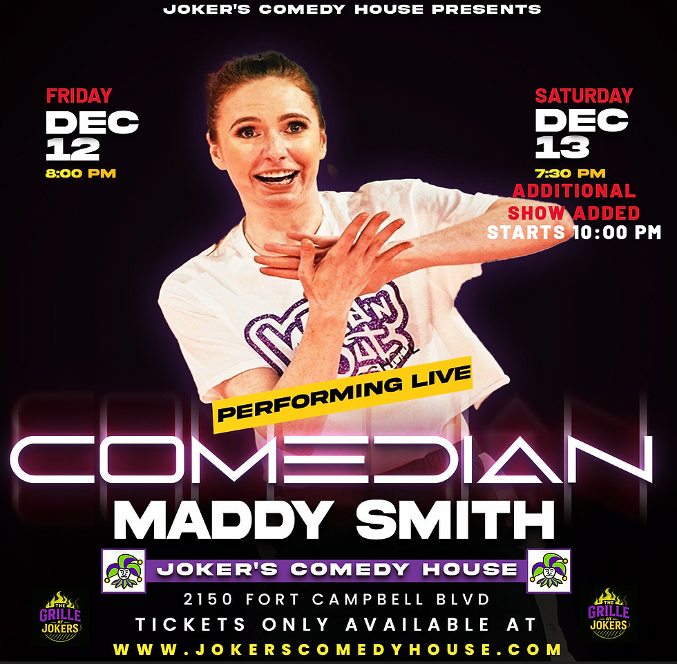 Maddy Smith Live at Joker’s Comedy House! (Third Show)