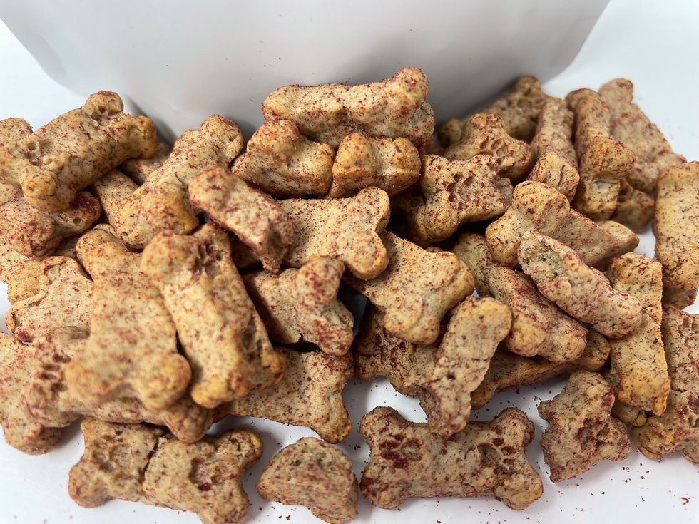 Thumbnail: BeyondWhiskers Cranberry Peppermint and Apple Breath Mint dog treats