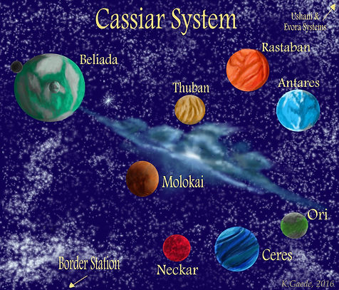 Digital map image of the Cassiar System in the book Omicron.
