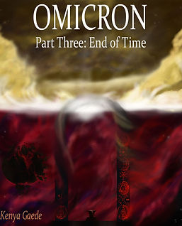 Digital book cover image of Omicron Part Three End of Time