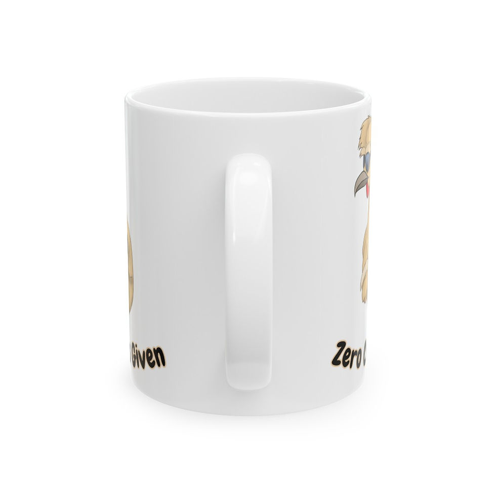 Thumbnail: Zero Clucks Given Chicken Mug 11oz/15oz Funny Friend His Her Farm Gift