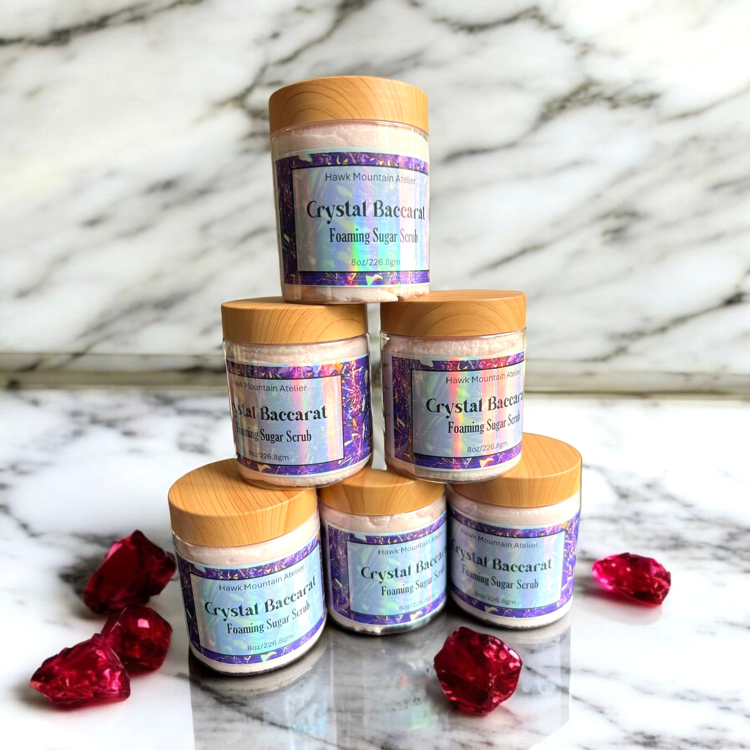 Crystal Baccarat Foaming Sugar Scrub