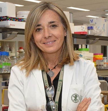 Elisa J. Oltra en el laboratorio de la UCV | Imagen cedida