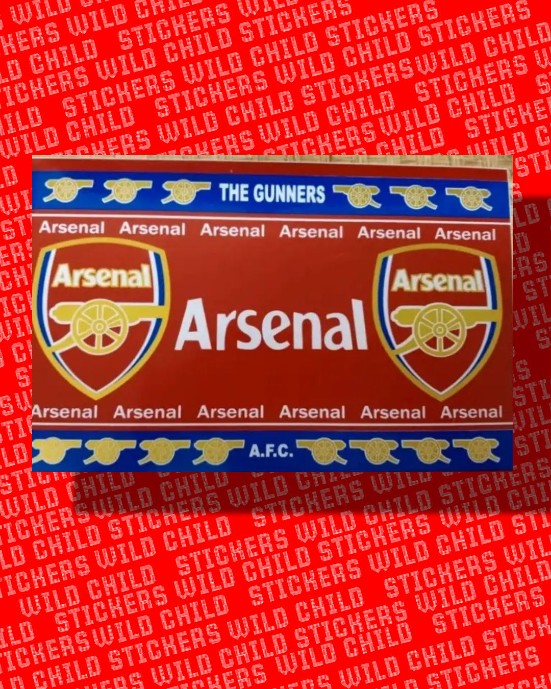 Arsenal Football team Sticker Sheet