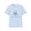 Thumbnail: Peace Chicken light blue t-shirt - with Clever Nest Co logo on front