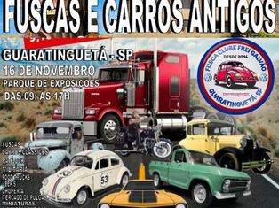 Fusca Clube Frei Galvão promove Encontro de Carros Antigos em Guaratinguetá