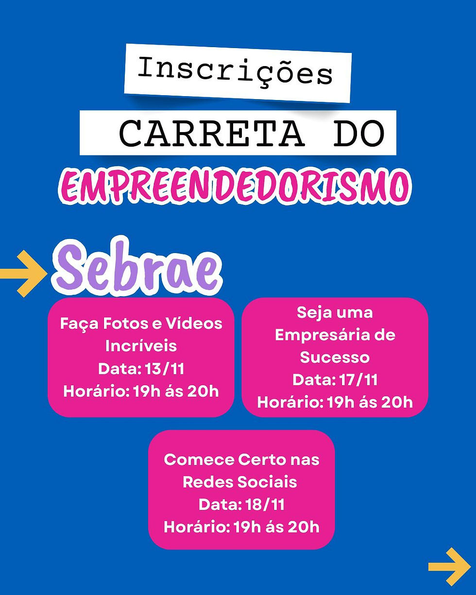 Inscrições Abertas para os Cursos da Ação SP Por Todas em Guaratinguetá