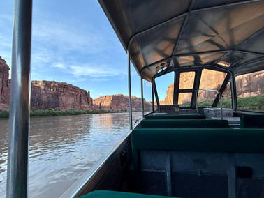 view from the Boat tour on the Colorado River