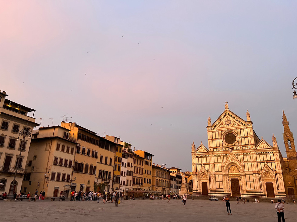 florence at sunset