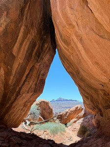 View on the Fiery Furnace Trail in Arches National Park