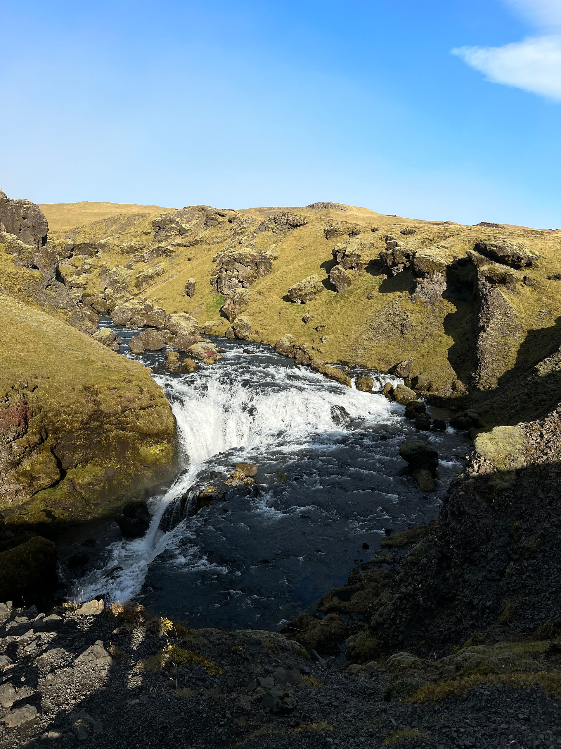skogafoss waterfall trail