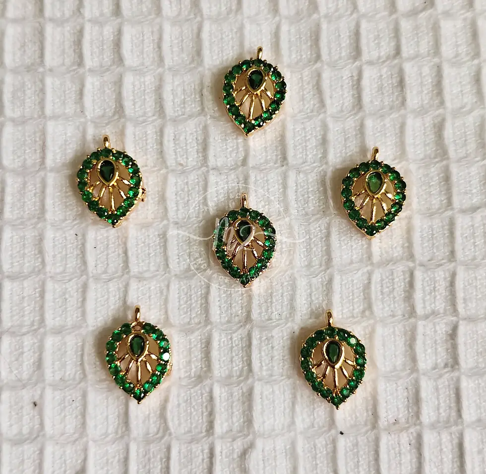 Thumbnail: AD Stone Pendant 19 - Pendants Green