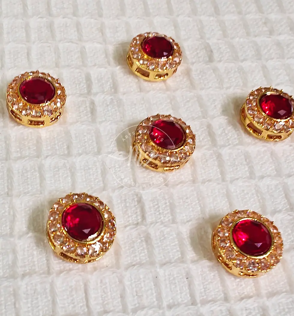Thumbnail: Invisible Round, 1 piece - Invisible Pendant Red