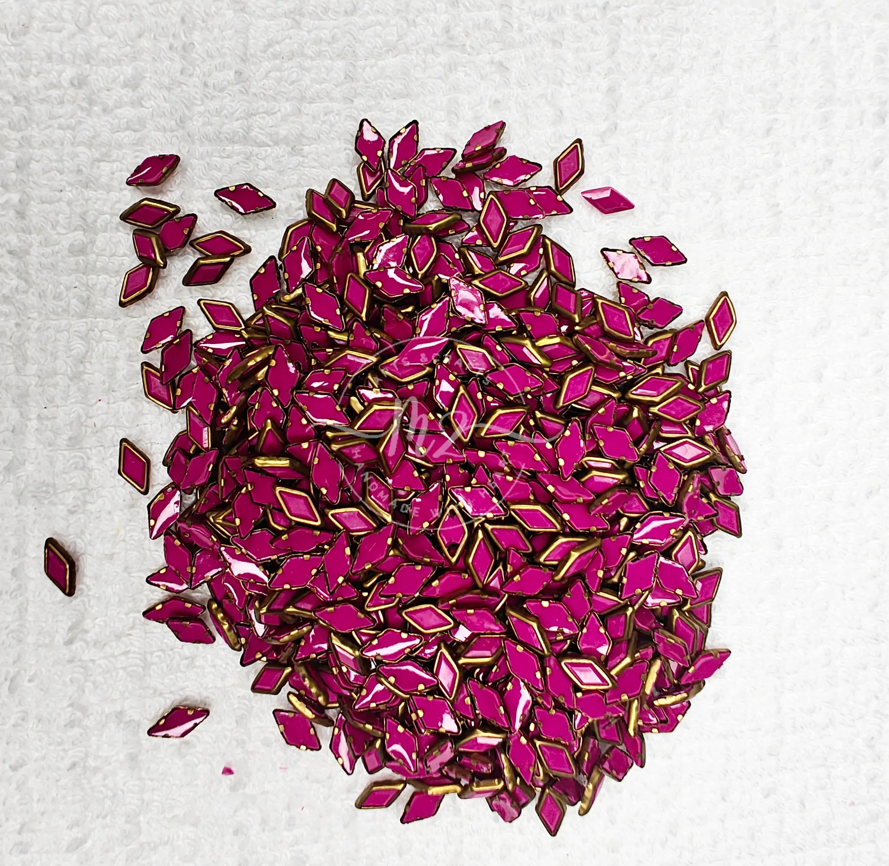 Matt Diamond 8k Kundan - Dark Pink