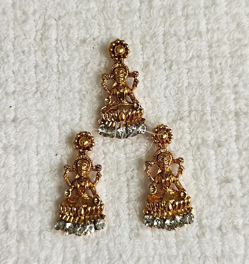 Thumbnail: Lakshmi Pendant Type 02, White - Pendants