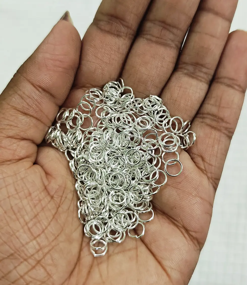Thumbnail: Jump Ring, Silver - Jewelry Making Materials