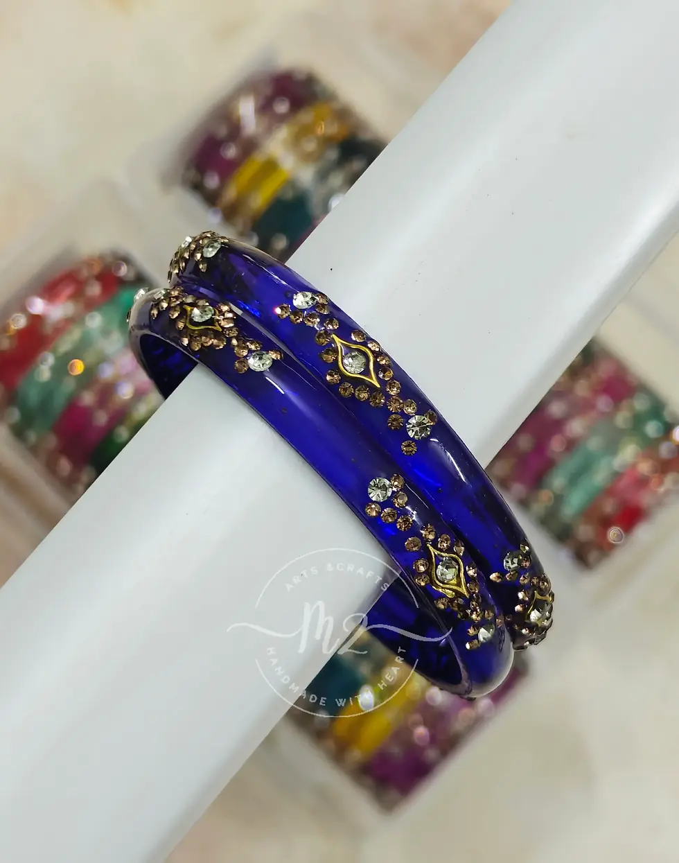 Thumbnail: Kada Glass Bangles(Set of 2)