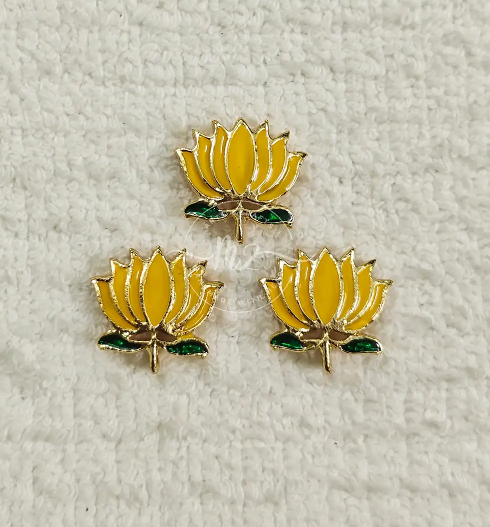 Thumbnail: Lotus Pendant 01, Yellow - Pendants