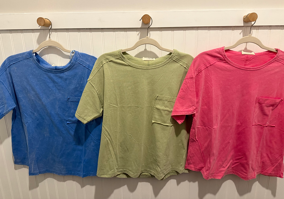 Knit Top with Pocket