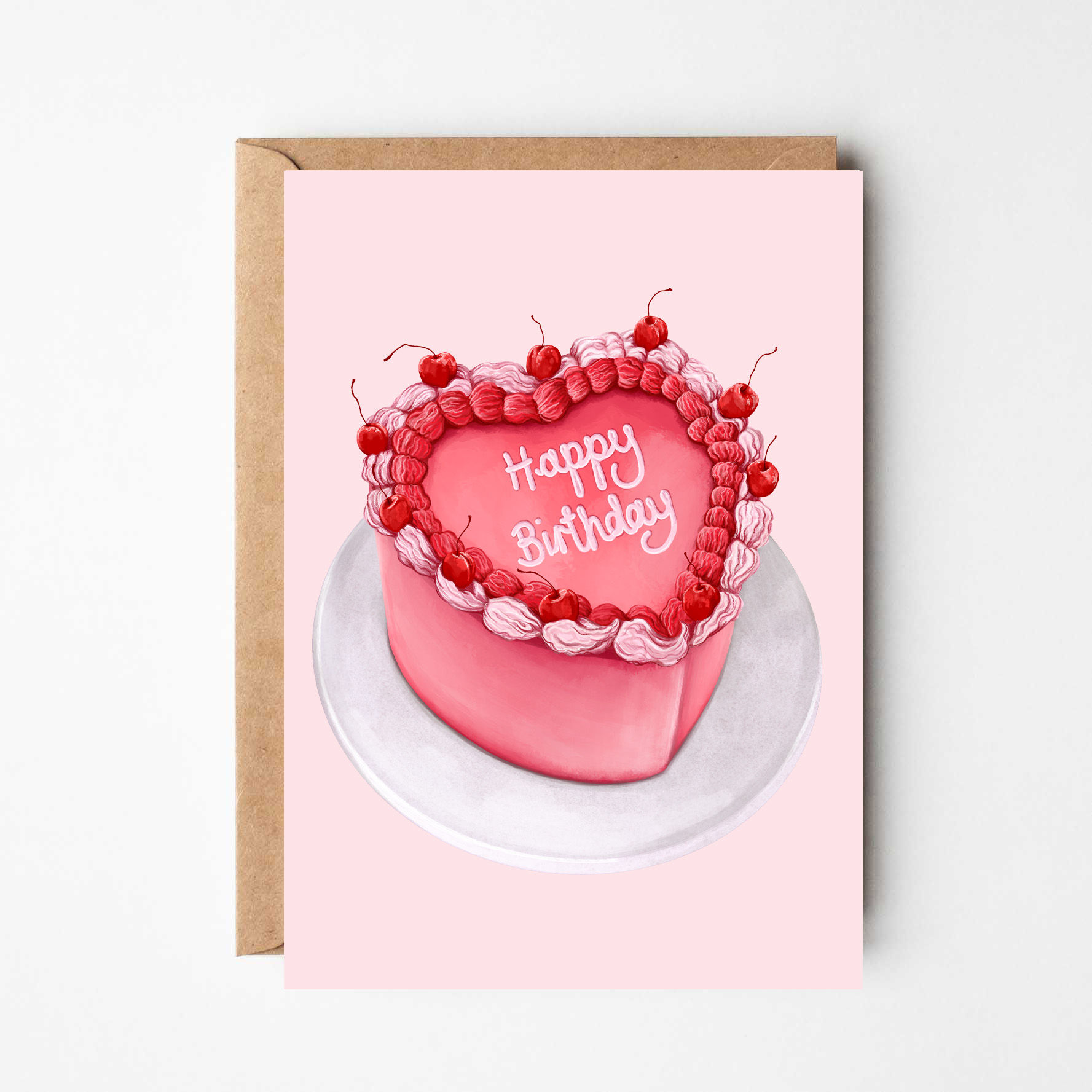 Happy Birthday Pink Cake