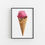 Thumbnail: Ice Cream Cone Print