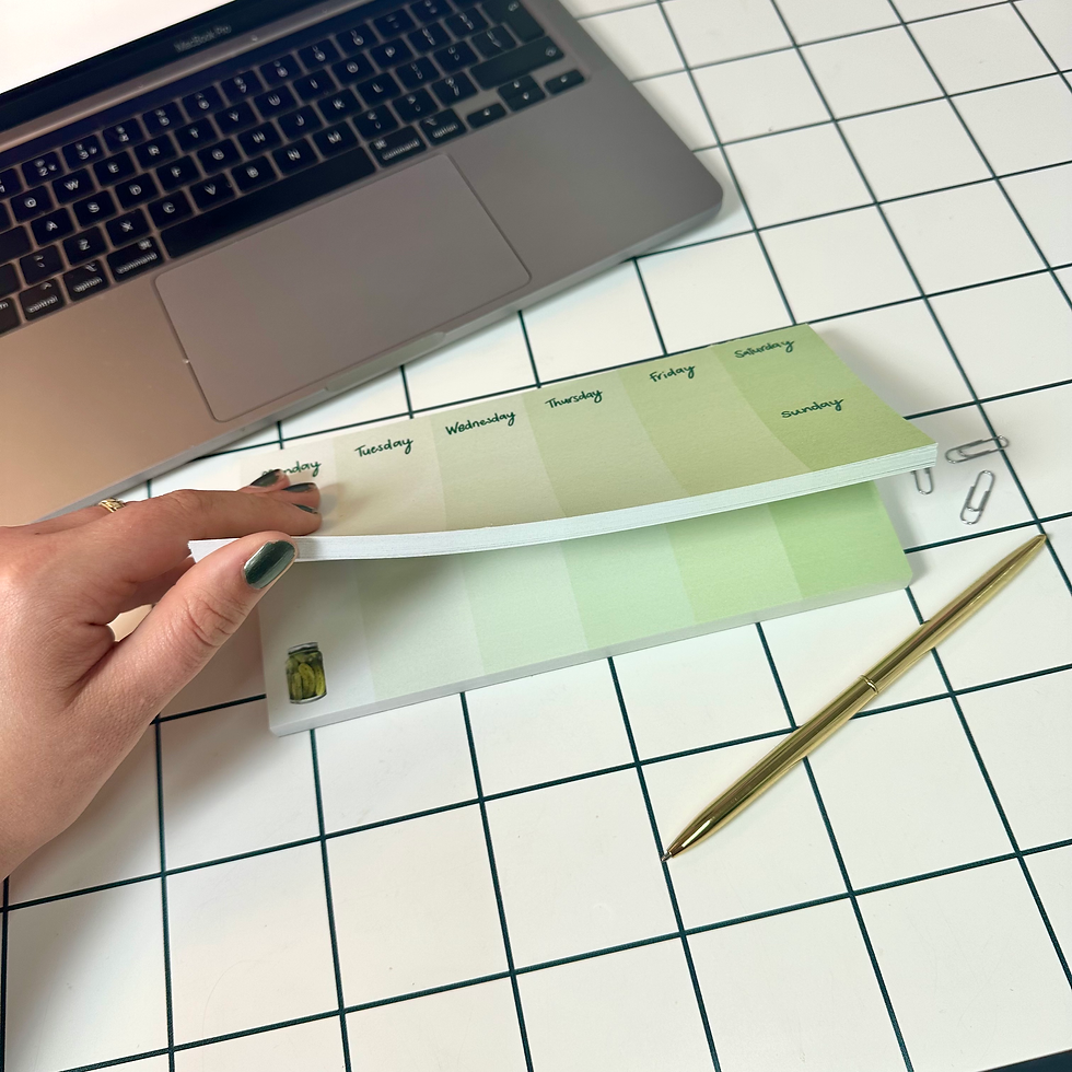 Thumbnail: Gherkin Keyboard Weekly Planner Note Pad