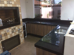 Cozinha Granito Silestone Churrasqueira 