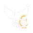 White Dove with Microphone Jesustalkrcf logo