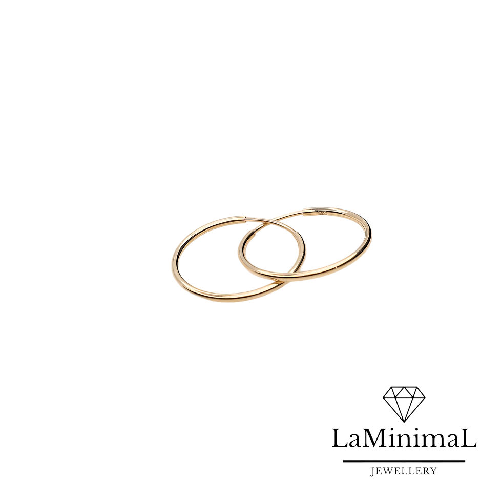 Halka Küpe 14 Ayar Altın