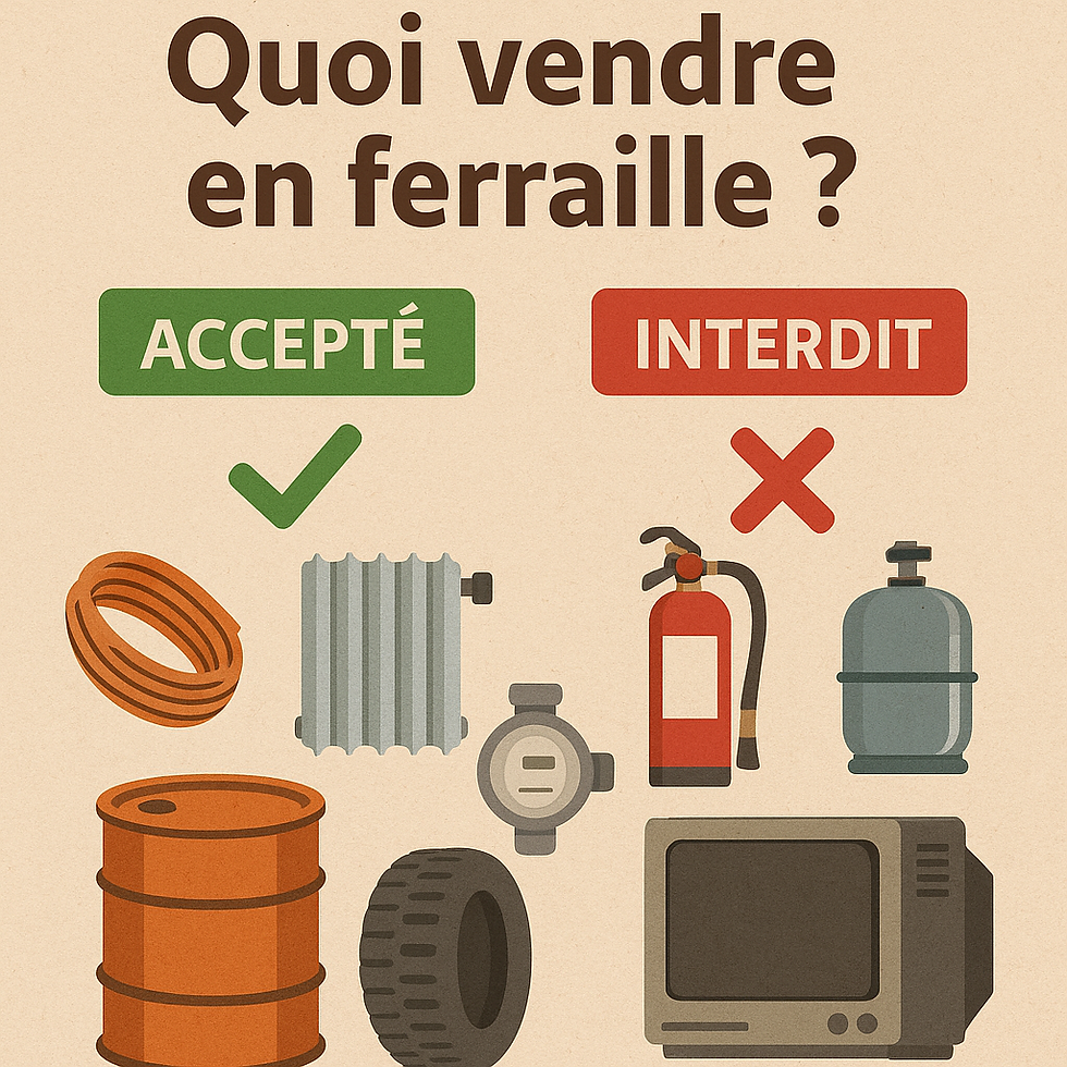 Découvrez quels objets sont refusés en centre de recyclage : frigos, petit électroménager, pneus, extincteurs non percés, bouteilles de gaz, déchets inertes… Évitez les erreurs lors de votre dépôt !