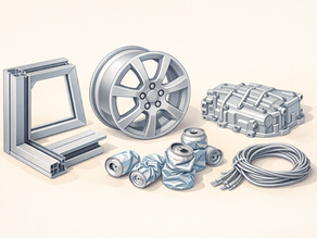 Prix de l'aluminium en 2026 : profilés, jantes, carters, canettes — le guide complet