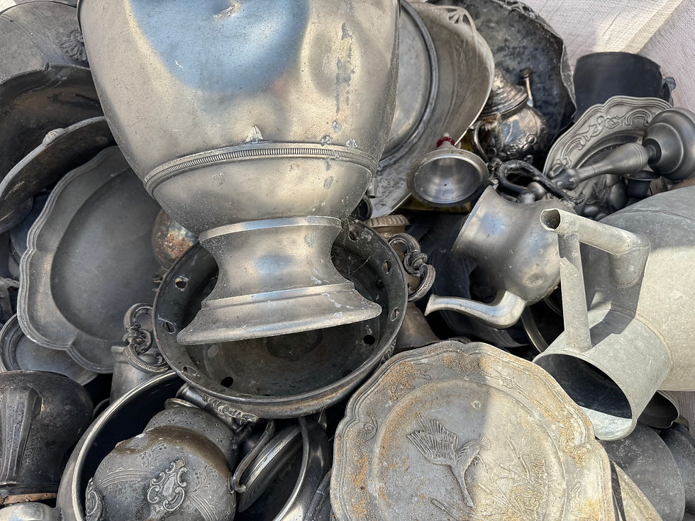 Étain et métaux divers à recycler chez Gimenez Récupération à Vias - rachat plomb zinc étain Hérault