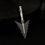 Thumbnail: Cheveyo. Tribal Arrowhead Pendant oxidised 925 Silver. Arrow pendant.