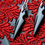 Thumbnail: Alessia, Black Obsidian gemstone arrow long earrings. 925 Sterling Silver